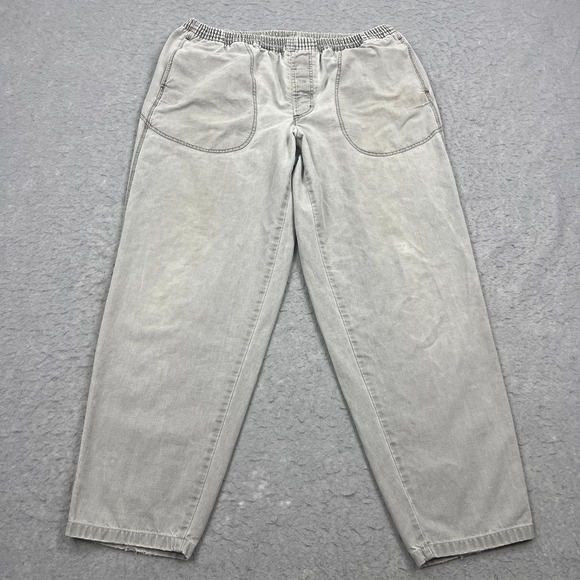VTG Patagonia Canvas Gaucho Bombachas Baggies Pants Mens XL Gray Canvas 90s Fade